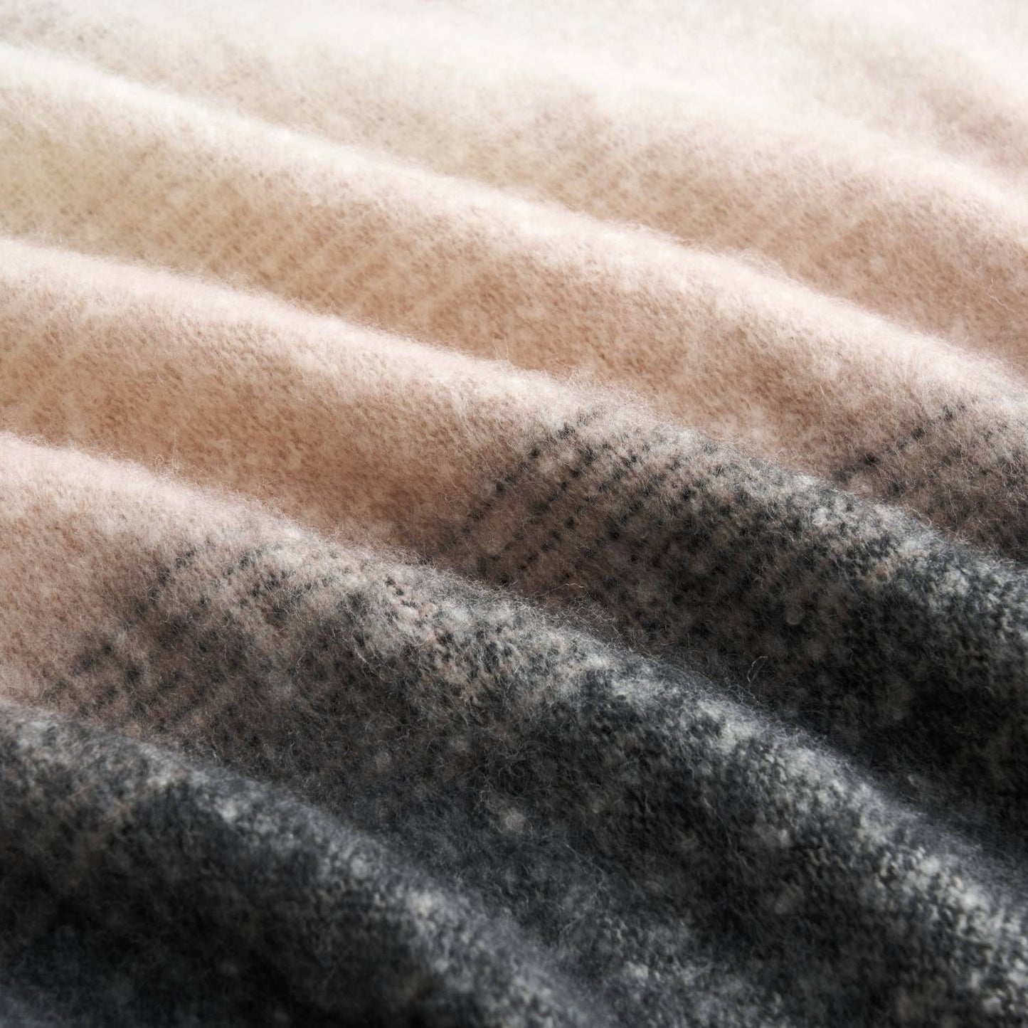 Ombre Charcoal Throw