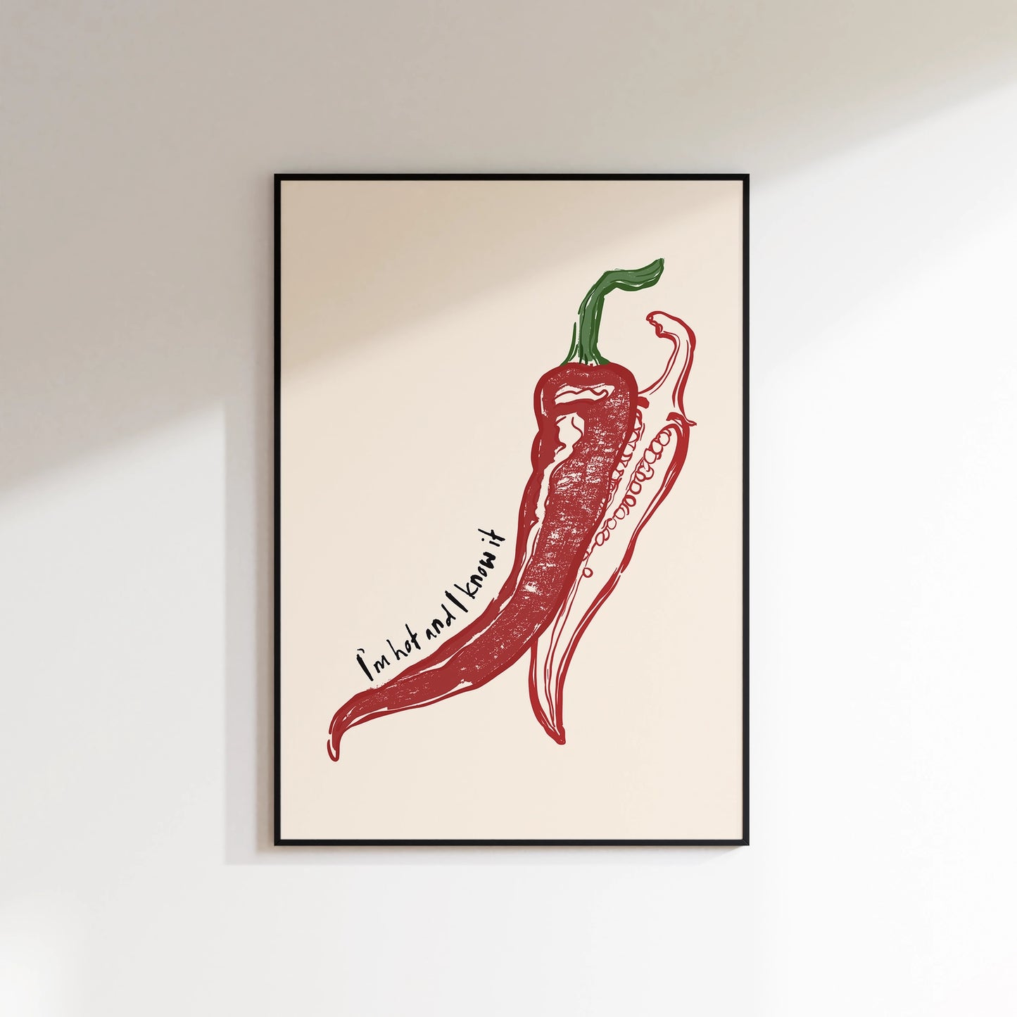 Chilli Pepper Print: A4