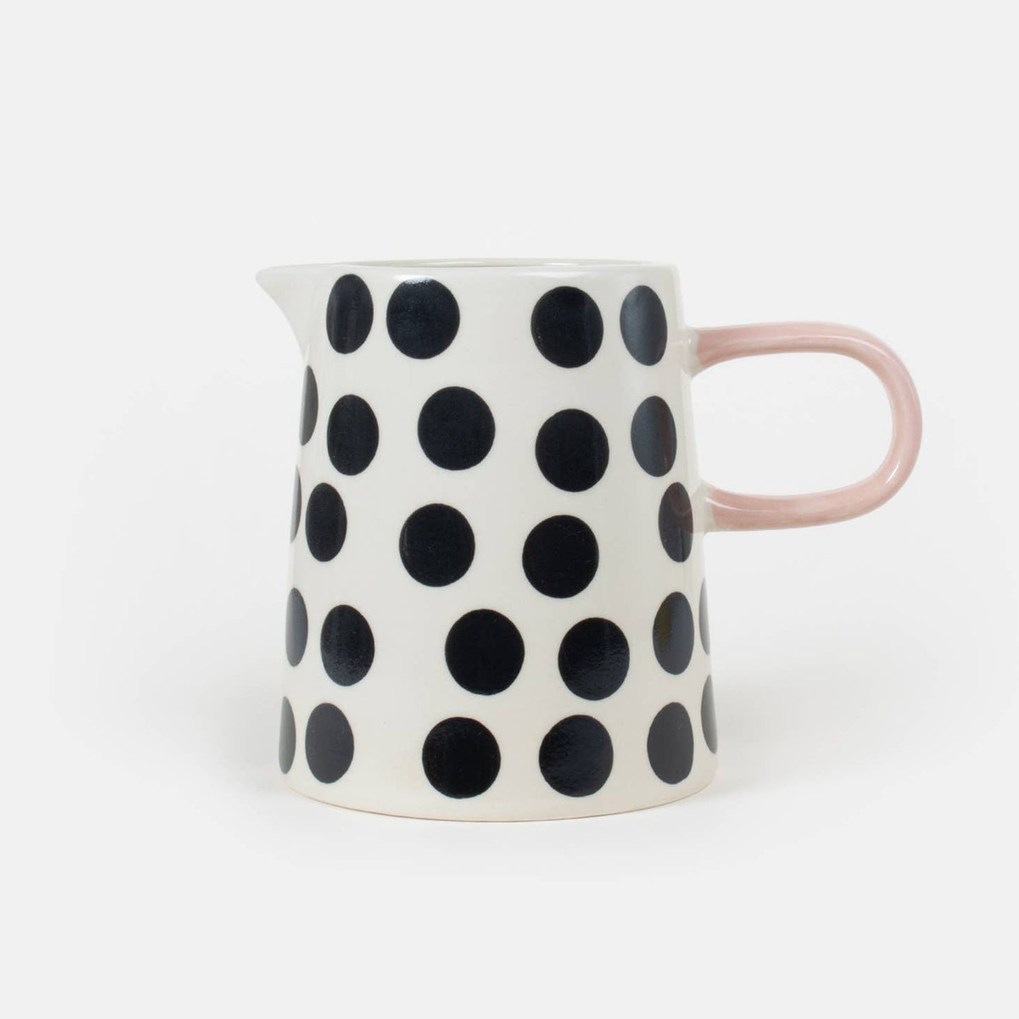 Caroline Gardner Polka Dot Hand Painted Stoneware Jug