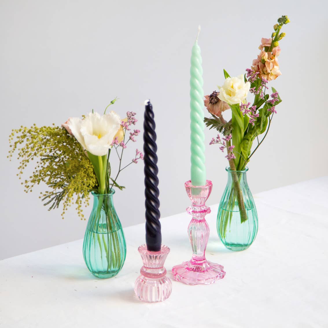 Cool Coloured Spiral Candle Pack