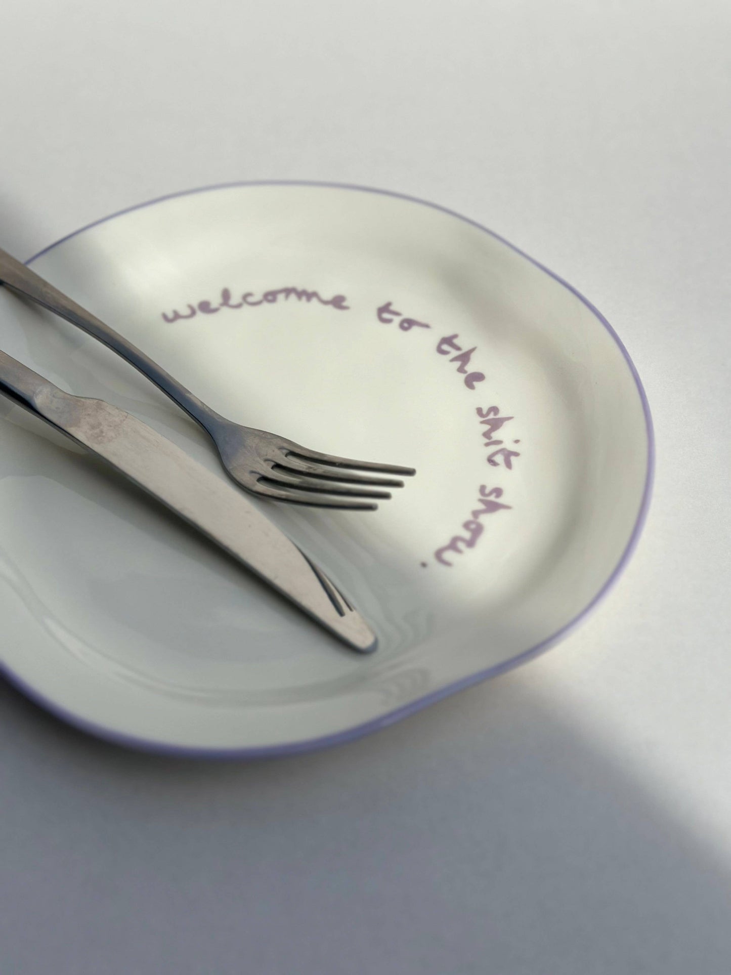 MAEGAN Statement Plate - 'welcome to the shit show.'