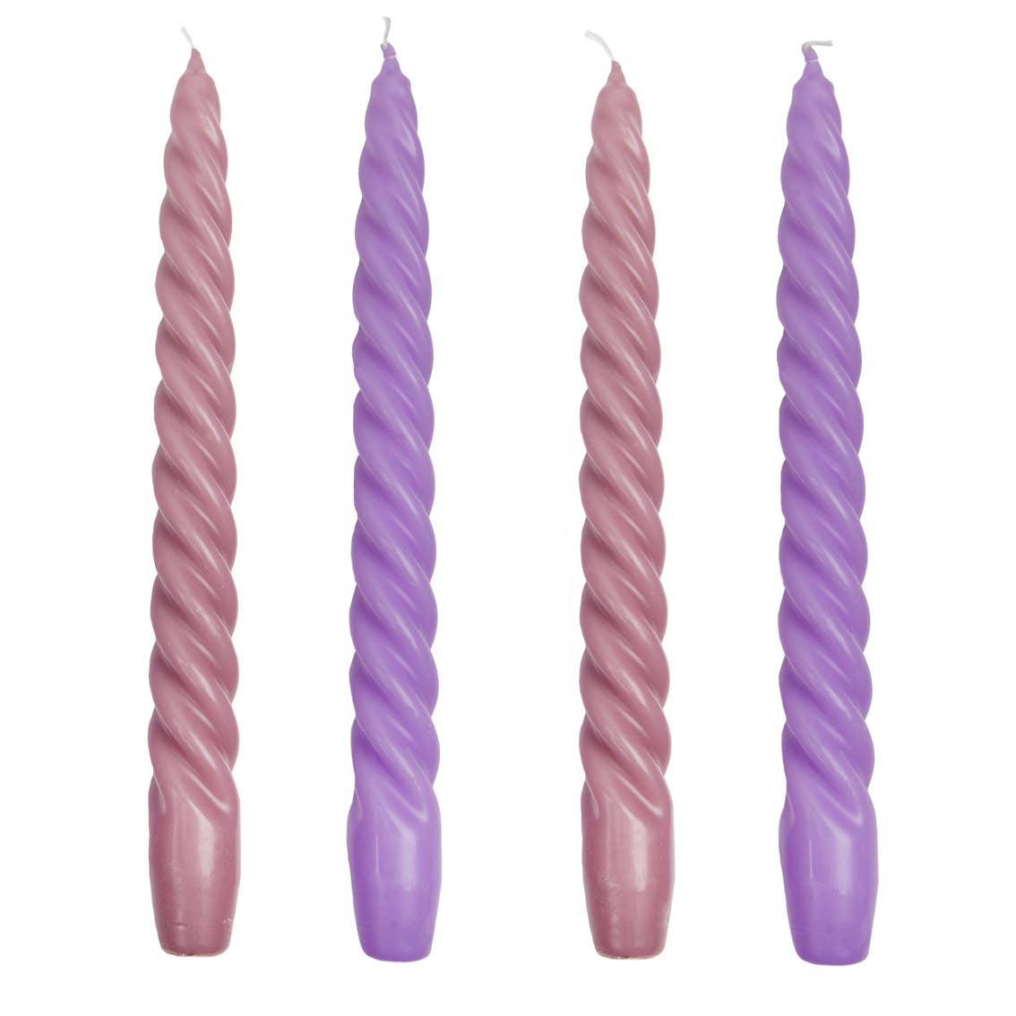 Purple Spiral Candle Pack