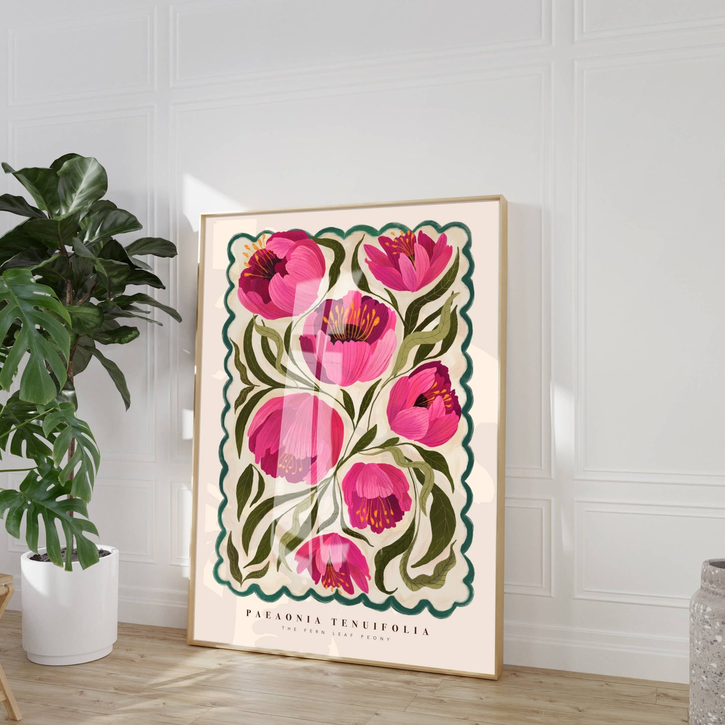 Katie Fox Summer Peony Art Print A3