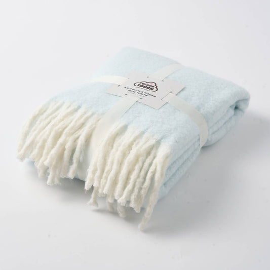 Baby Blue Soft Throw