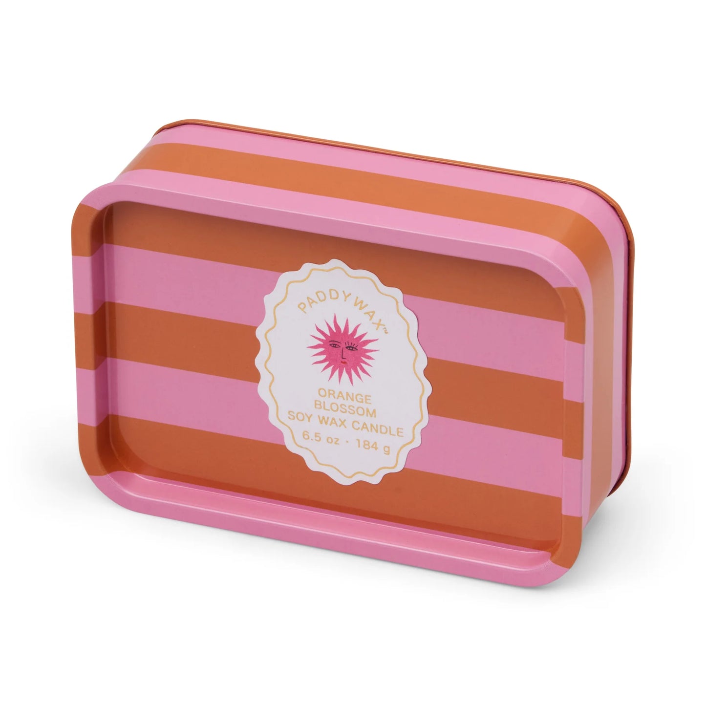 Orange Blossom Printed Tin Candle