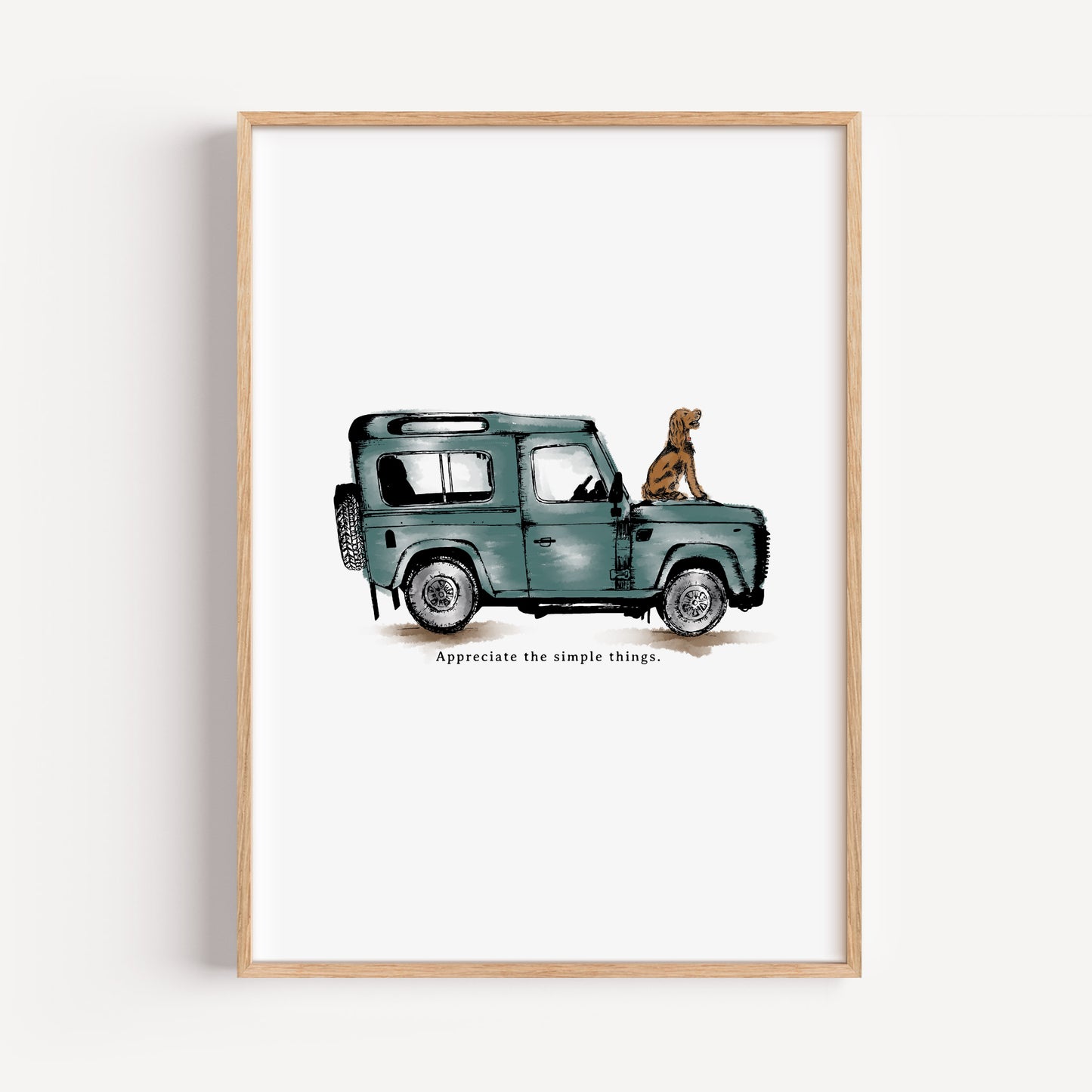 Appreciate The Simple Things A4 Poster