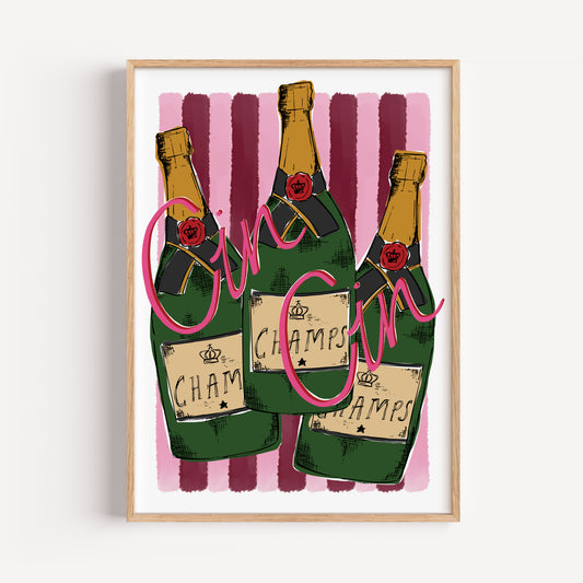 Cheers A4 Poster