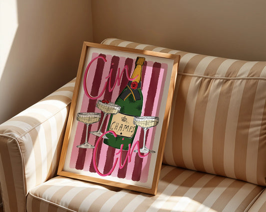 Cheers A4 Poster