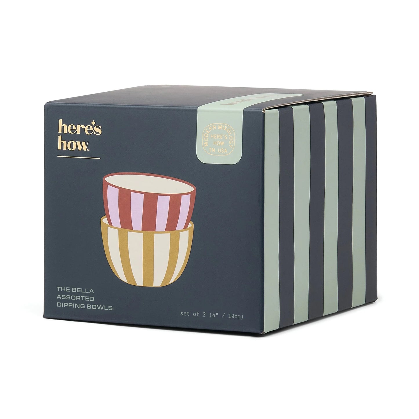 The Bella Dipping Bowls - Set of 2 - Ochre & Rust