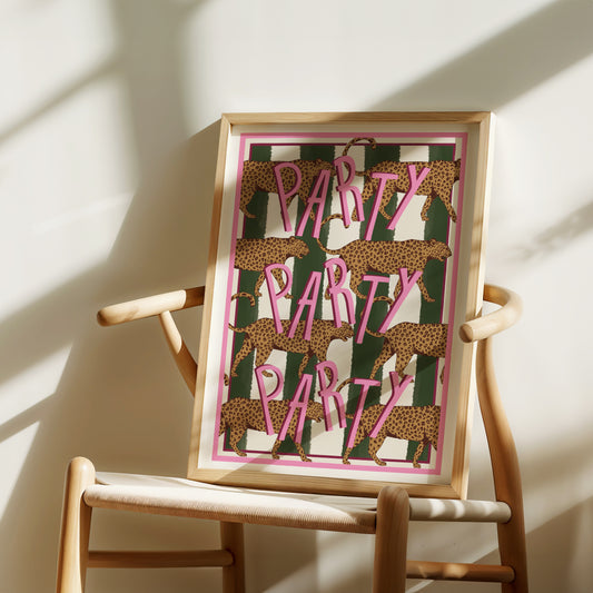 Party Animal A4 Print