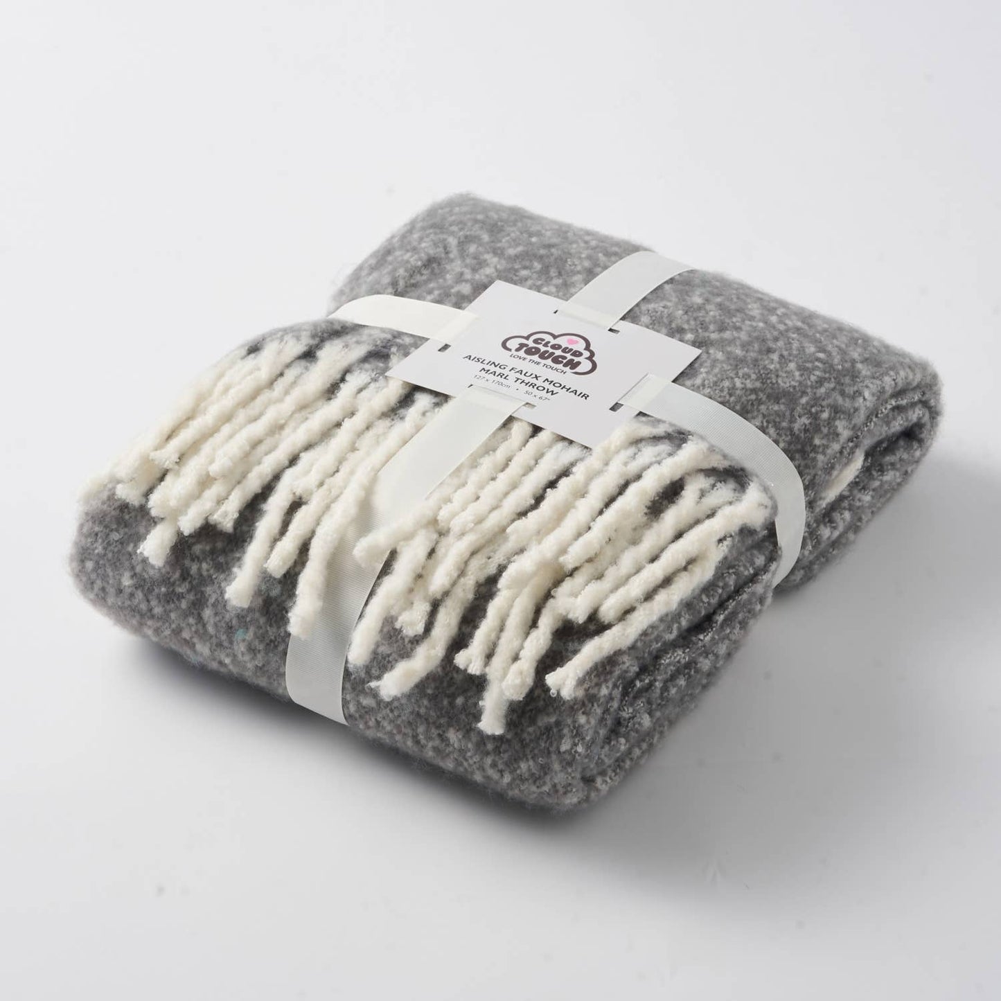 Dark Grey Soft Throw