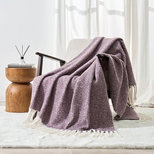 Mauve Soft Throw