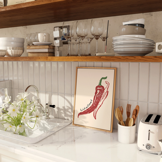 Chilli Pepper Print: A4