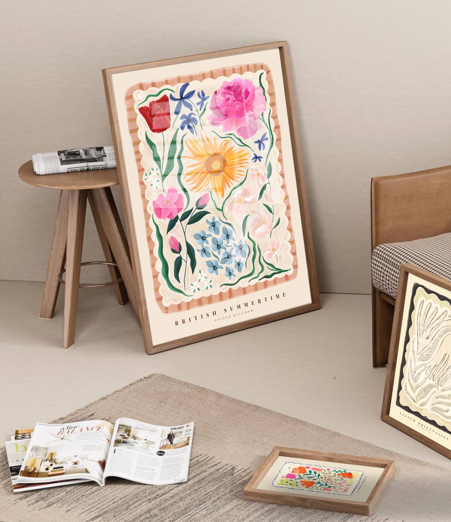 Katie Fox British Summertime Art Print A3