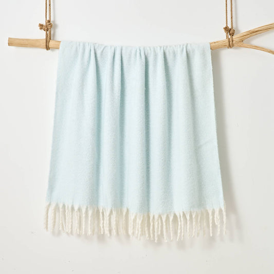 Baby Blue Soft Throw