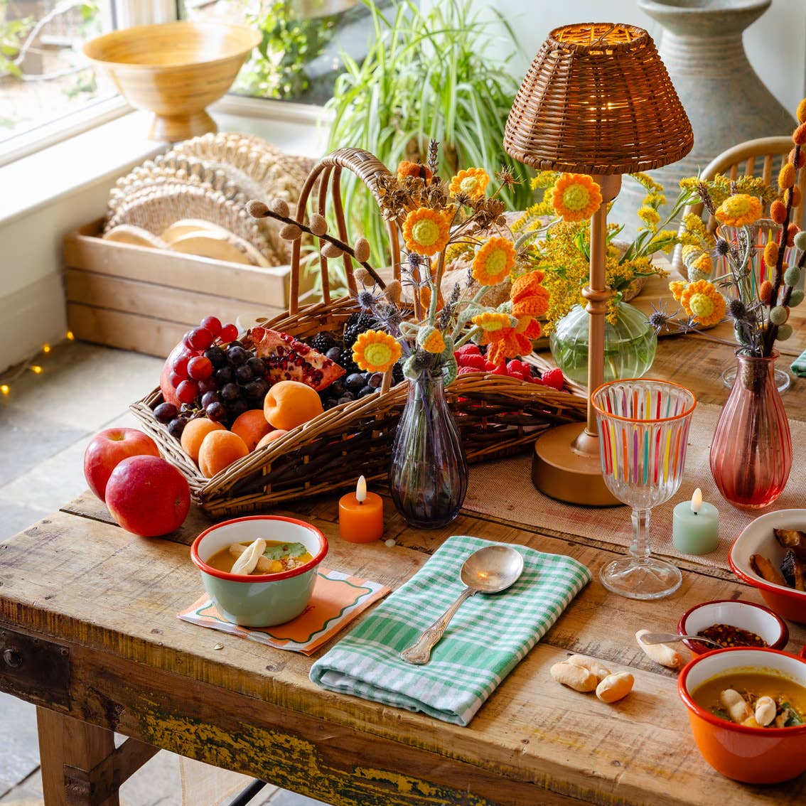 Lilac Glass Bud Vase