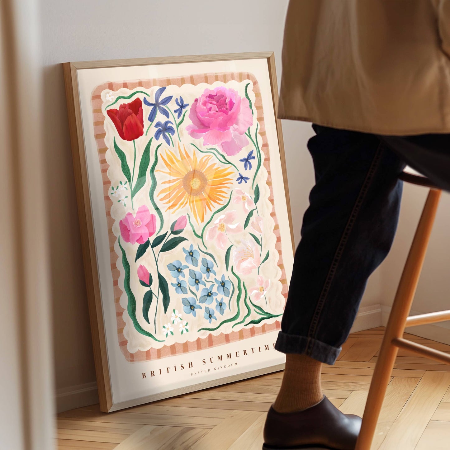 Katie Fox British Summertime Art Print A3
