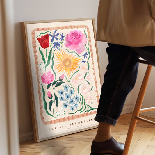 Katie Fox British Summertime Art Print A3