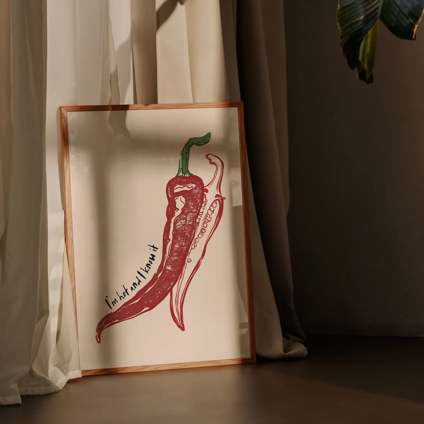 Chilli Pepper Print: A4