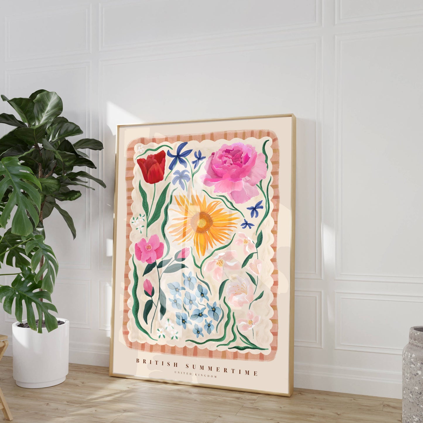 Katie Fox British Summertime Art Print A3