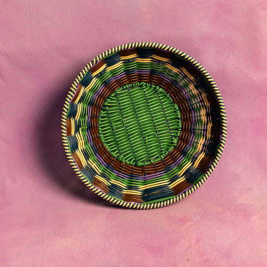 Maegen Woven Bowl - Brown/Green