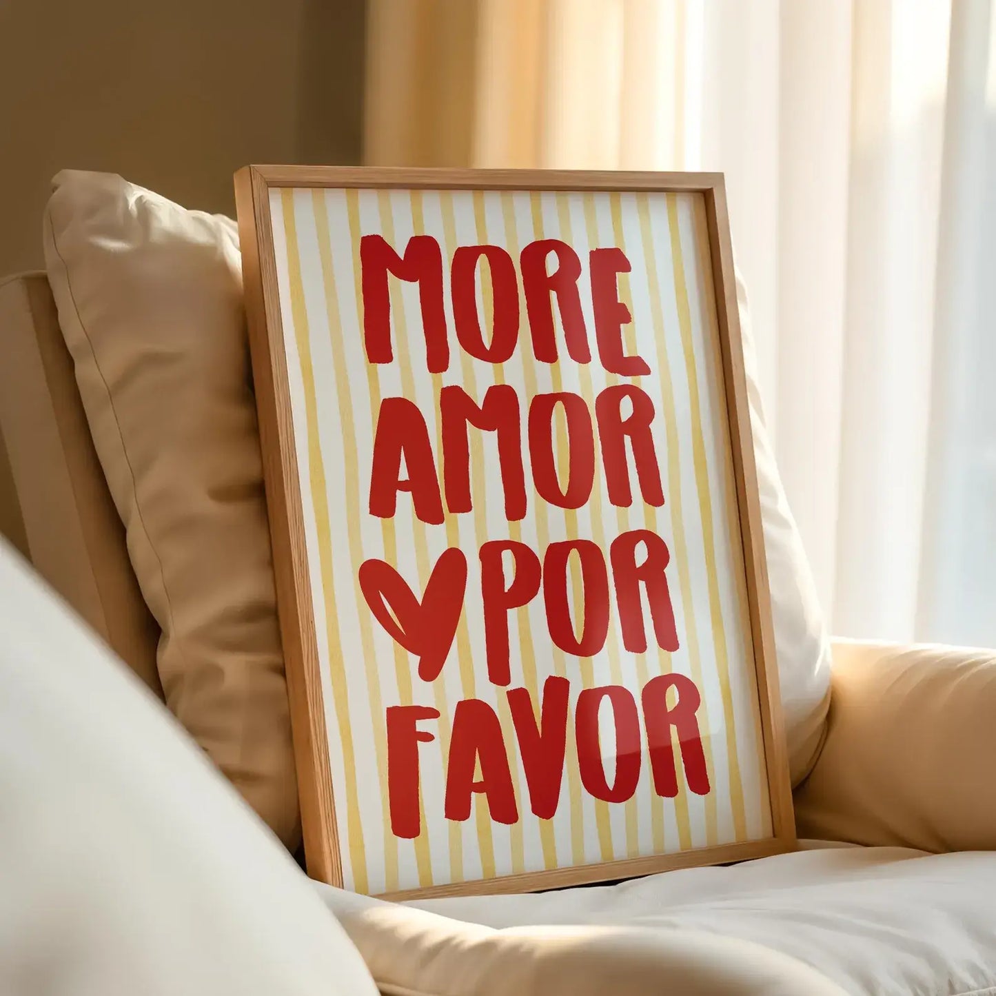 'More Amor Por Favor' Print